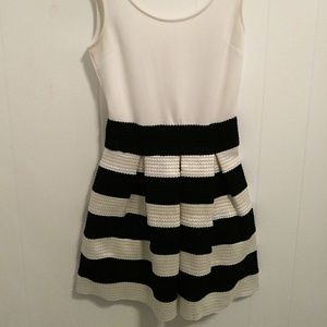 White and Black dress